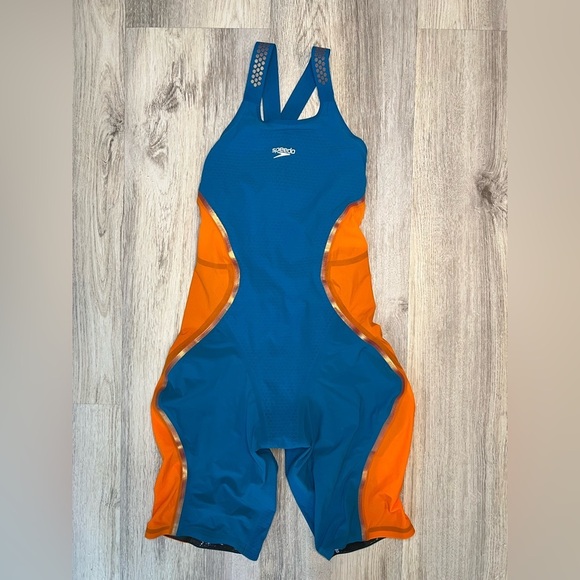 Speedo Blue and Orange One Piece‎ Swimwear - Picture 6 of 8